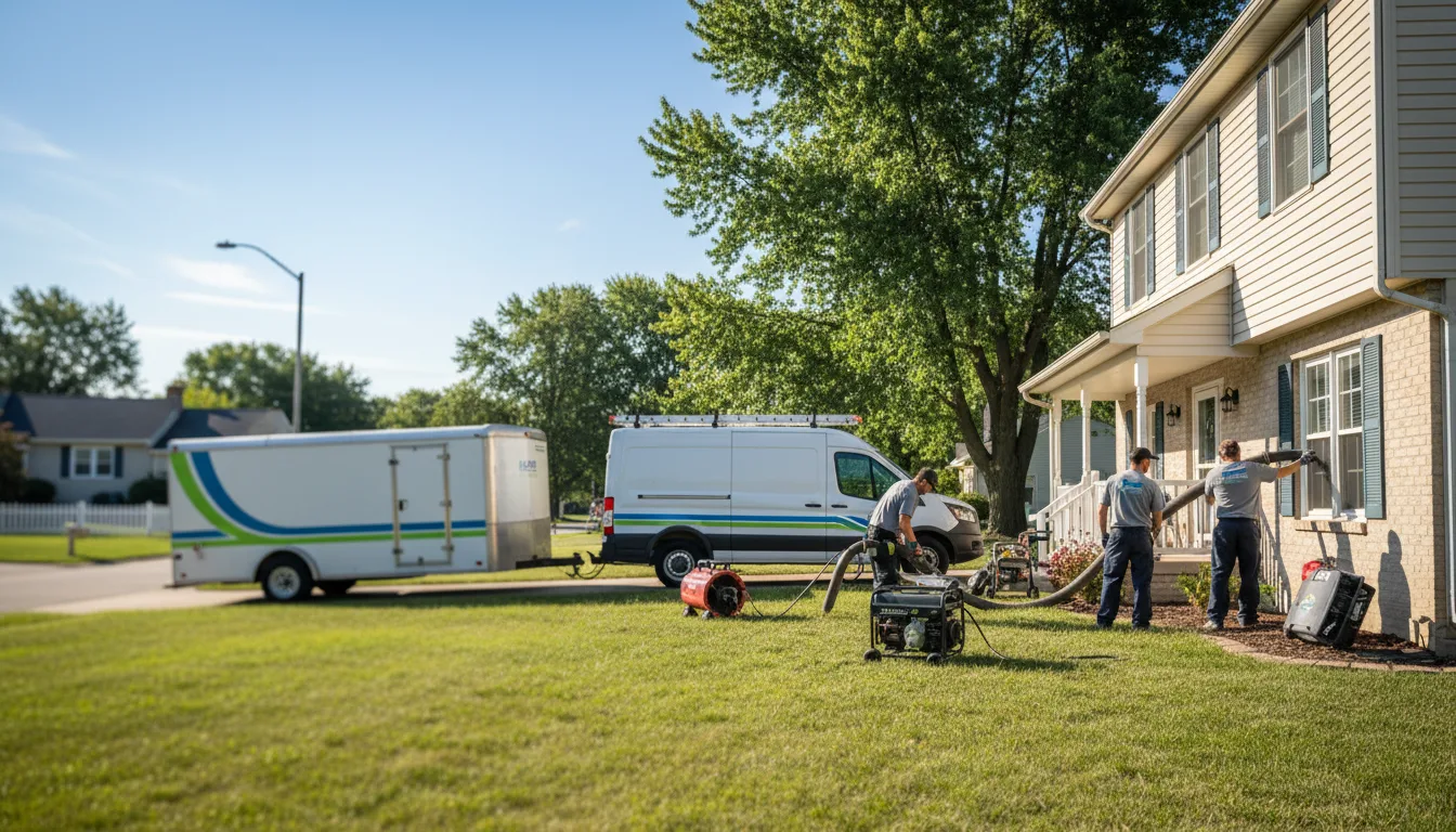 Flooded Basement Restoration And Cleanup With Repair in Wyocena, WI near me